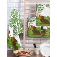 thumbnail image 2 of St. Patrick's Day Kitchen Dish Towels for Drying Dishes Set of 4, Green Lucky Clovers Dog Waffle Weave Microfiber Hand Tea Bathroom Towels Quick Dry & Absorbent Towel 15.7x23.6, 2 of 7