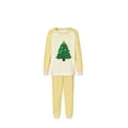 thumbnail image 2 of Busydd Family Christmas Pajamas Matching Sets Fashion Long Sleeve Holiday Print Christmas Pjs Casual Round Neck Tops and Pockets Pants Christmas Family Pajamas Sleepwear, 2 of 5