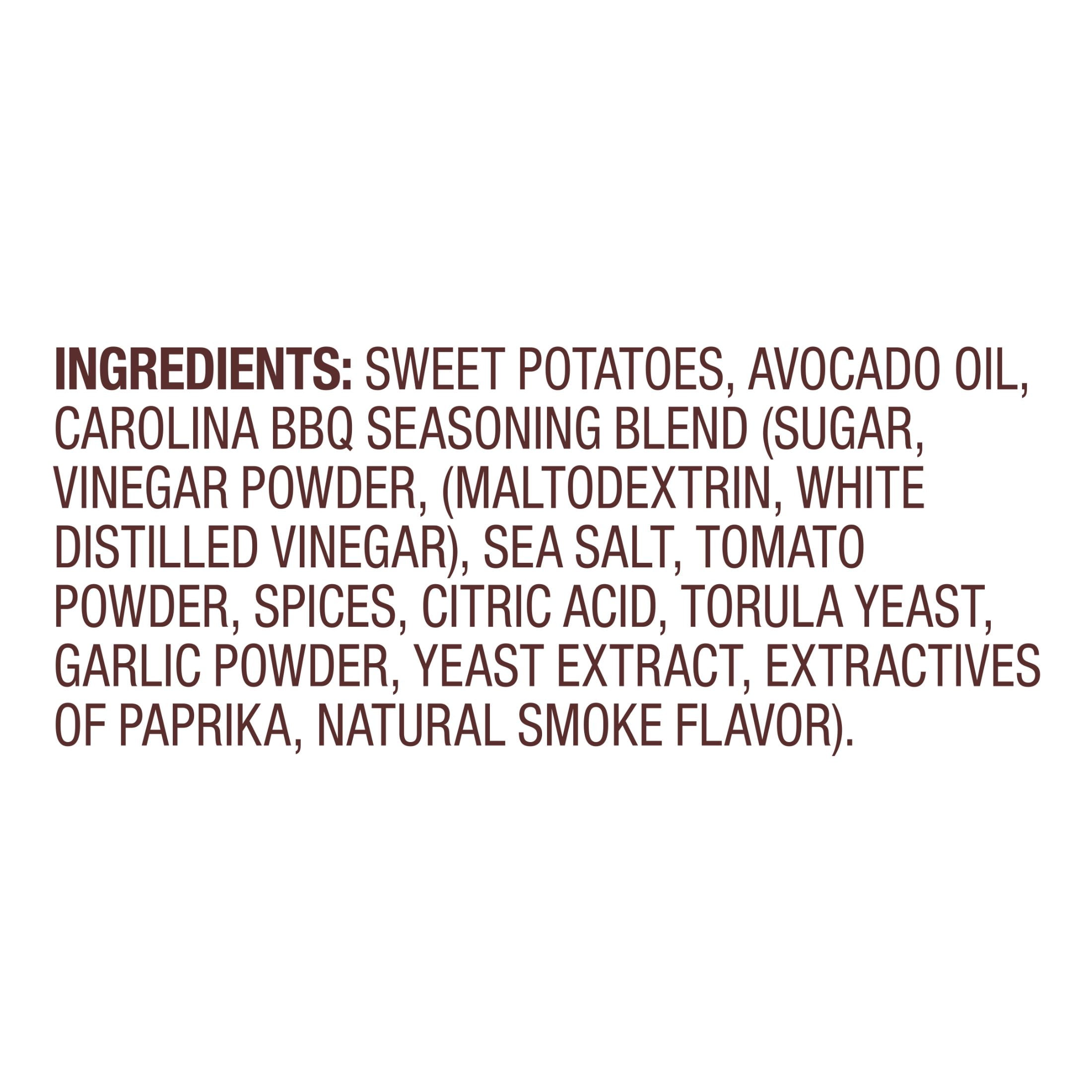 (3 pack) Jackson's Sweet Potato Carolina BBQ Kettle Chips, Avocado Oil, Free of Top 9 Allergens, 5 oz