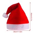 thumbnail image 2 of Classic Red Santa Hat for Adult Christmas Holiday Festive Party Celebration Accessory, 2 of 7