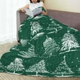 thumbnail image 6 of Zufioo Christmas Trees Fleece Blanket Queen Size,Plush Bed Blanket,Ultra Soft Throw Blanket,Plush Fuzzy Cozy Blanket Perfect for Bed,Couch-40"x30", 6 of 7