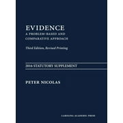 Statutory Supplement to Evidence 2016