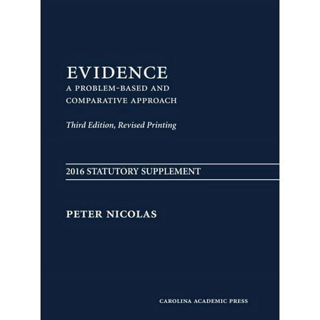 Statutory Supplement to Evidence 2016