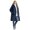 Navy, variant on Plus Size Longer Length Microfiber Parka