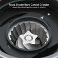 thumbnail image 6 of Garvee 15 Bar Professional Espresso Machine with Grinder & Milk Frother for Home Office, 1350W, Silver, 6 of 11