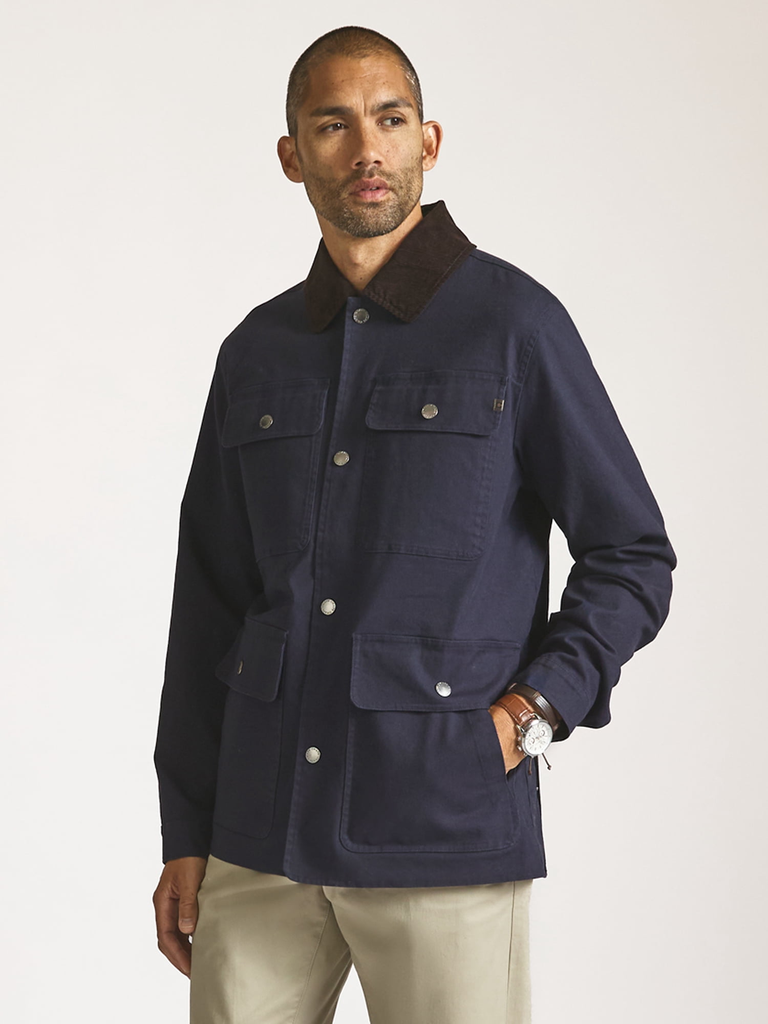 Chaps Men’s and Big Men’s Seacoast Wash Elsdon Field Jacket, Sizes S–2XL