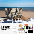 thumbnail image 4 of Kuqiui Graceful Snow Leopard Print Beach Pool Bags Tote for Women Ladies Large Gym Tote Carry On Bag for Weekender Travel Waterproof, 4 of 6