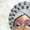thumbnail image 6 of African Women Auto Gele African Head Tie ASO Oke Head Wrap Scarf Nigerian Wedding Hair Wear, 6 of 8