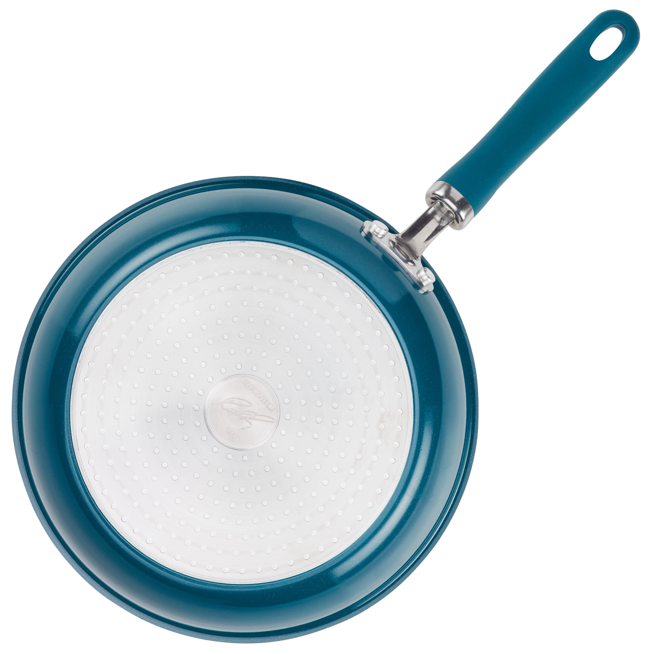 Rachael Ray Create Delicious 9.5" and 11.75" Aluminum Nonstick Frying Pan Set, , Teal