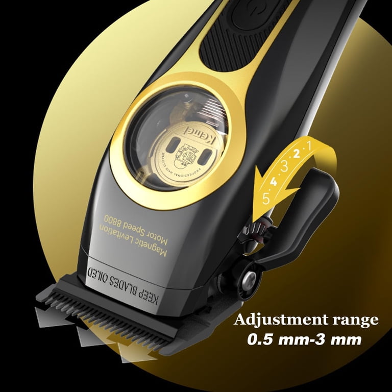 KEMEI 2373 Professional Hair Clipper for Men, 8800 RPM Magnetic