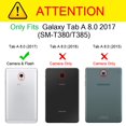 thumbnail image 2 of For Samsung Galaxy Tab A 8.0 2017 Case, [Anti Slip] [Kids Friendly] Light Weight Shock Proof Silicone Cover, Red, 2 of 7