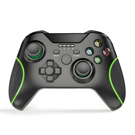 GJX Wireless Controller for Xbox One,Ultra-Responsive PC Controller,Low Dead Zone Precision Game Joystick,Ergonomic Gaming Controller for Xbox/One S/One X/for PS3/One Elite/PC,Black