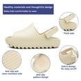 thumbnail image 2 of Toddler Little Kids Slides Sandals Girls Boys Summer Slip-On Lightweight Beach Pool Sandals, 2 of 7