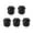 Black, variant on Round Push Button Built-in Small Micro Switch 24mm Arcade Controller Button
