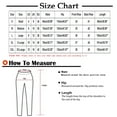 thumbnail image 2 of Lenpel Culottes Pants for Women Summer High Waisted Drawstring Palazzo Trousers Flowy Casual Beach Pants with Pockets, 2 of 6