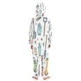 thumbnail image 3 of Vzayyk 4T-14Y Size Aviliable Cozy One-Piece Footless Sleeper Pajama Hands Holding Seed Packaging, 3 of 8