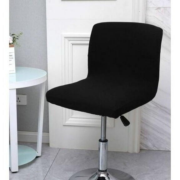 Bar Stool Covers with Retractable Back for Swivel Dining Chairs