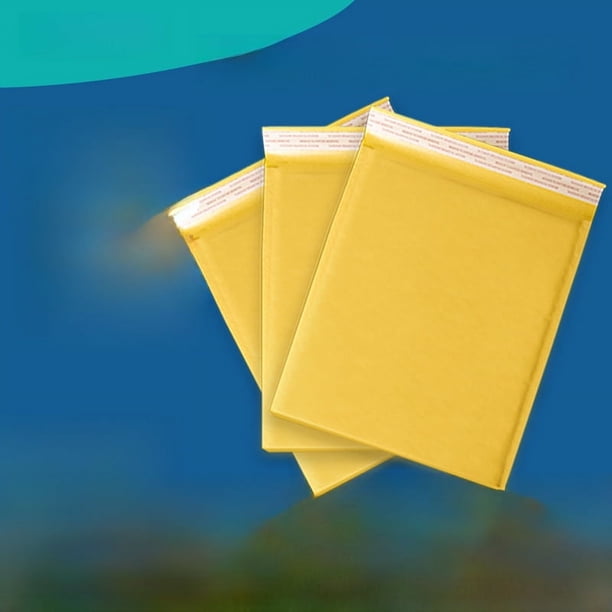 Bolsa de burbujas de papel kraft engrosada, bolsa autoadhesiva, material de embalaje exprés amarillo, bolsa de embalaje, bolsa autoadhesiva, bolsa de burbujas