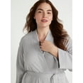 thumbnail image 4 of Joyspun Women’s Waffle Kimono Robe, Sizes S to 3X, 4 of 6