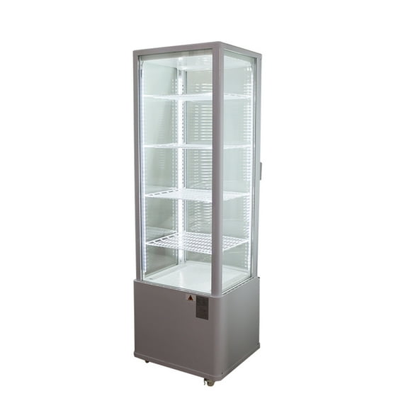 235L Cake Display Cabinet Vertical Showcase Refrigerator Countertop Refrigerated Cooler Upright Freezer