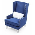thumbnail image 2 of Glory Furniture Wilshire G0953A-AC Chair , BLUE, 2 of 3