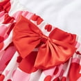 thumbnail image 4 of EnJoCho Baby Kids Valentines Outfit Love Heart 𝖱omper Ru𝖿fle Layered Shorts Headband Cute Clothes Set Party Festival Holiday Matching Siblings Twin Outfit Photoshoot Coordinated, 4 of 7
