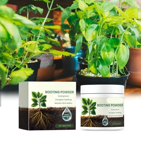 BANIRO 2026 New Rooting Powder,50G Fast Rooting Hormone for Plant Cuttings Transplanting Ultra Concentrated Plant Fertilizer