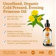 thumbnail image 3 of Organic Cold-Pressed Evening Primrose Oil 100% Pure Skin Hair Face Moisturizer, 3 of 9