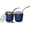 navy2P, variant on 4oz Stackable Cup, Vacuum Insulated Espresso Cup Set of 2, Espresso Shot Glass for Coffee, Double Wall Stainless Steel Mini Tumbler Shot Glasses with Straw and Lid