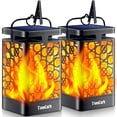 thumbnail image 1 of Linterna solar TomCare mejorada Flickering Flame, paquete de 2, 1 of 7
