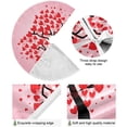 thumbnail image 2 of FMSHPON Valentine's Day Mother's Day Red Heart Love Xmas Christmas Tree Skirt Stand Mat for Holiday Party Decoration Indoor Outdoor 36 inches, 2 of 6