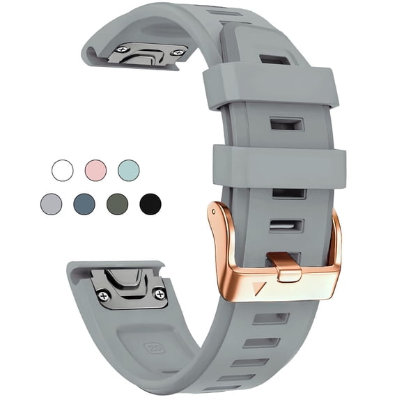 Correa de reloj OUTVI para Garmin fenix 5s/6s/7s pro, 20 mm, silicona