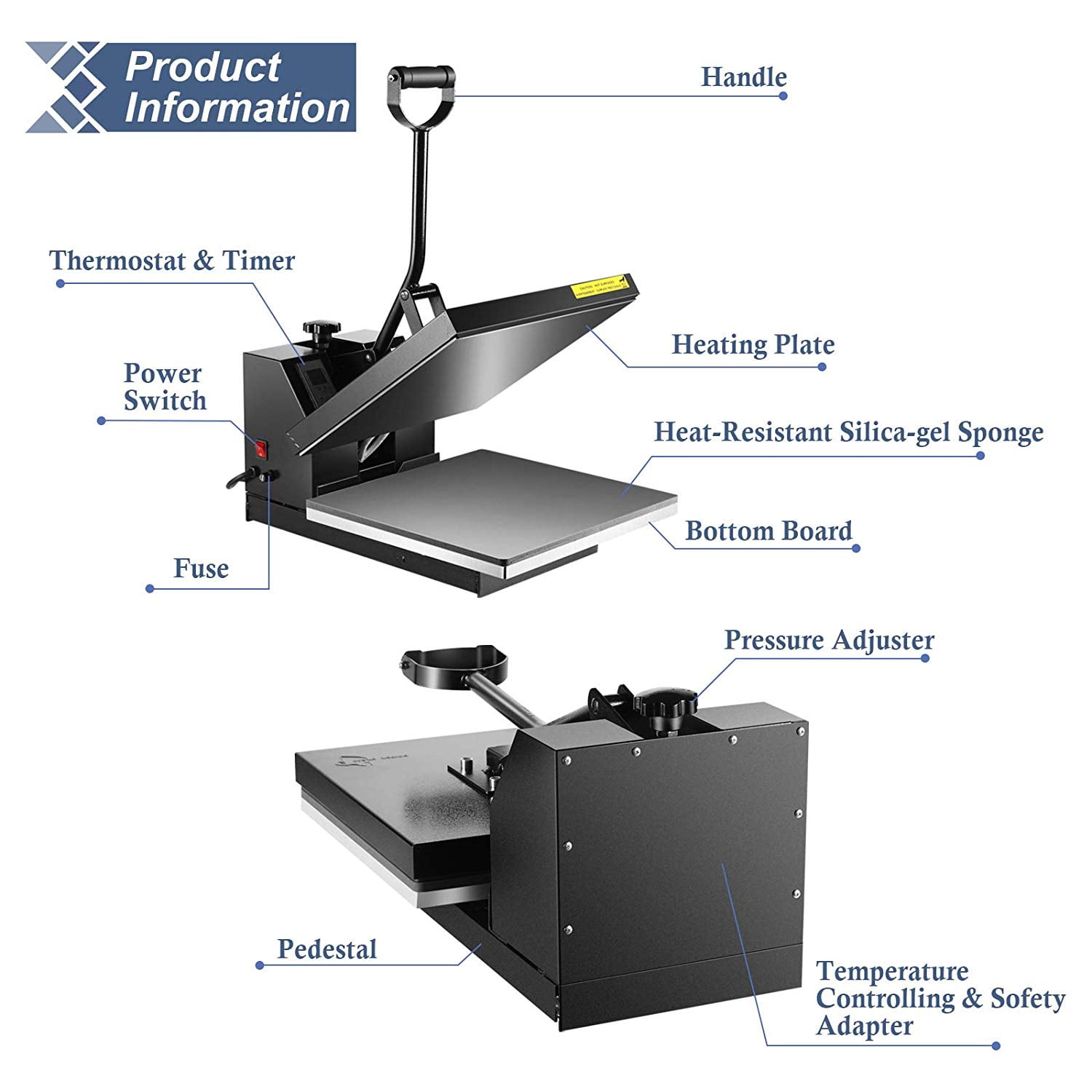 powerpress industrial quality heat press