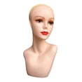 thumbnail image 3 of Female Mannequin Head Makeup Professional Manikin Display Stand Stable Base for Glasses Making Jewelry Hairpieces Shop Skin Color, 3 of 10