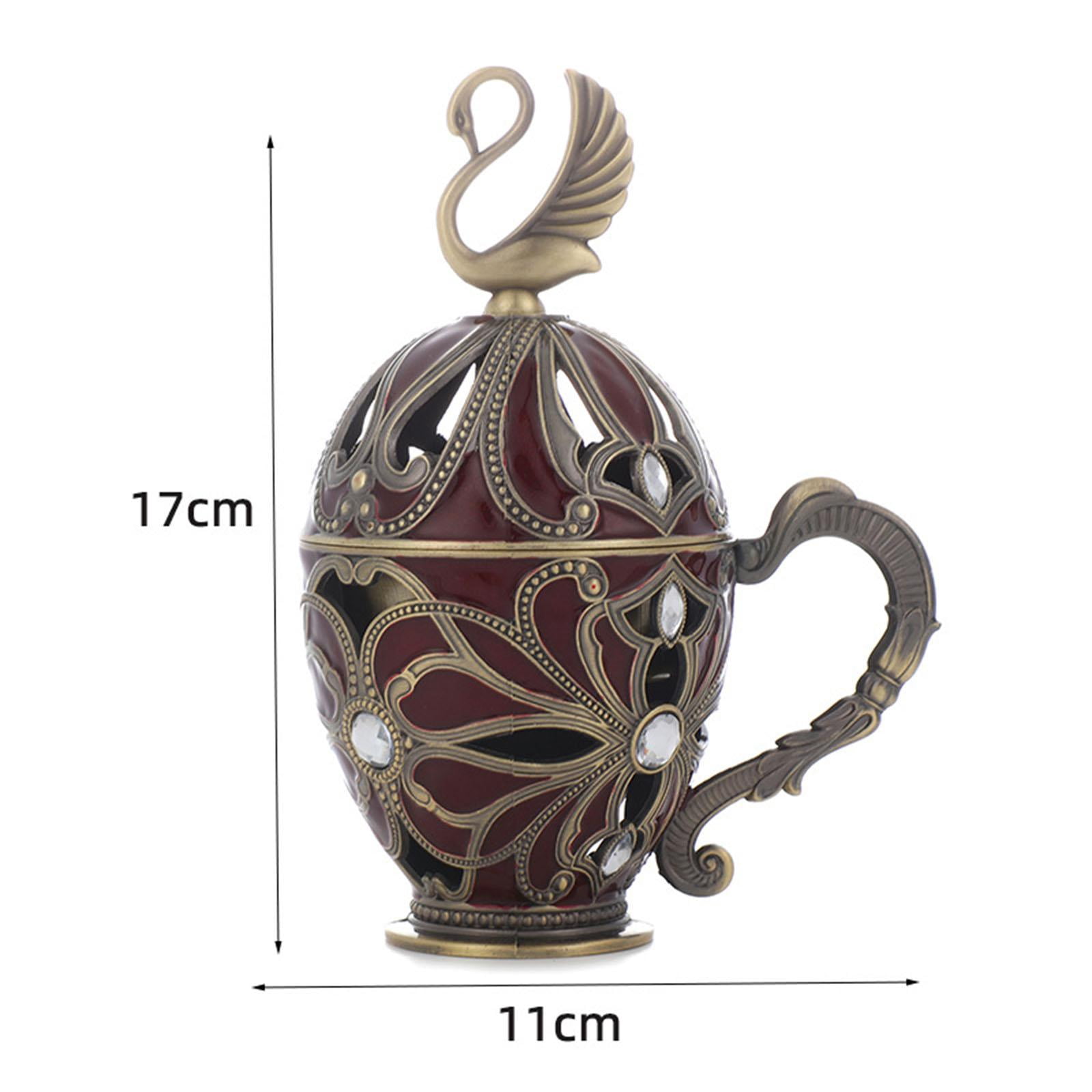 WLPZXP Incense Burner Unique Ash Catcher Censer Incense Stand Incense Holder for Sticks Red