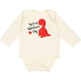 thumbnail image 3 of Inktastic My First Valentine's Day Boys or Girls Long Sleeve Baby Bodysuit, 3 of 5