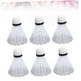 thumbnail image 3 of OULII 12Pcs White Playing Shuttlecocks for Badminton Sturdy Structure and Extra Durability, 3 of 7