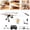 1 Battery, variant on RC Paper Airplane Kit with Gyro Stabilizer, DIY Electric Remote Control Plane with Dual Propellers, Foldable Paper Airplane Launcher, 2.4GHz RC Airplane STEM Building Toy for Kids Teens Adults
