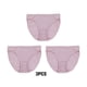 thumbnail image 5 of Qarigey Bragas de seda de morera para mujer, 3 piezas, ropa interior, lencería, pantalones cortos transpirables sin costuras, ropa interior Type1 NO1, 5 of 6