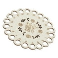thumbnail image 4 of Kilisky Wooden Embroidery Floss Organizer Multipurpose Hollow Design Multi Holes Cross Stitch Floss Thread Holder for Sewing Floss Accessories LOVE Roses, 4 of 21