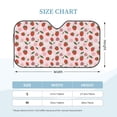 thumbnail image 3 of Bingfone Floral Strawberr Car Windshield Sunshade,Sun Foldable Sun Shield Sun Visor for Car - Small, 3 of 8