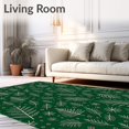 thumbnail image 2 of ODIKA 5' x 7' Machine Washable Non-Slip Area Rug, Christmas Fir-Tree High Traffic Rug, Green, 507453, 2 of 7