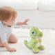 thumbnail image 5 of Almohada de juguete de peluche de dinosaurio de ojos grandes | Peluche corto ultra suave | Relleno de algodón | Cubierta de cremallera desmontable | Peluche decorativo | Verde y amarillo |, 5 of 5