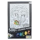 thumbnail image 2 of Rompecabezas para colorear con forma de ciervo, 500 piezas y 6 rotuladores, 2 of 6