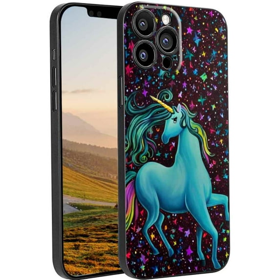 Compatible with iPhone 13 Pro Max Phone Case, Unicorn111-699 Case Silicone Protective for Teen Girl Boy Case for iPhone 13 Pro Max