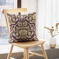 thumbnail image 5 of LALILO Throw Pillow Covers Antique Baroque Floral Classic Vintage Cushion Cover 18" x 18", 2 Pack, 5 of 6