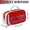 thumbnail image 3 of Large Capacity Pen Bag Organizer Multiple Compartments Water For Travel Arts And Crafts, 3 of 8