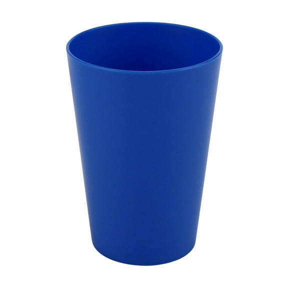 Your Zone Blue 15-Ounce Plastic Cup, Single Piece Tumbler