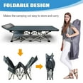 Docred Camping Cot Folding Camping Bed for Adults, Heavy Duty