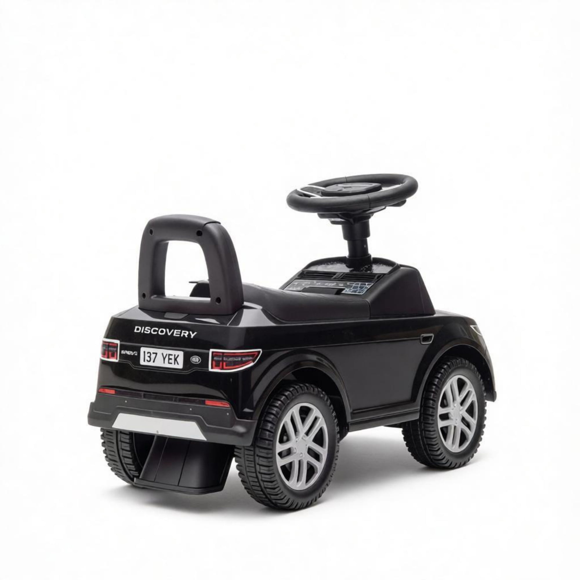Baby Push Car for Toddlers, Under Seat Storage Ride-On Toy, 18-36 Months, Black